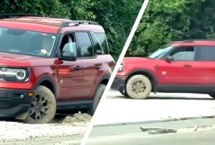 Vožnja po svežem betonu: Bronco vozač platio skupu lekciju u GOAT režimu